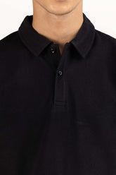 Black Basic Polo PS-FPK23-253
